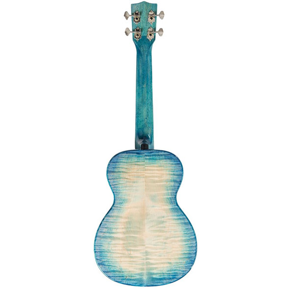Kala Waterfall Tenor Ukulele - Blue Flame Maple