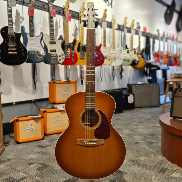 Used Seagull Entourage Mini Jumbo Acoustic Guitar - Rustic Burst