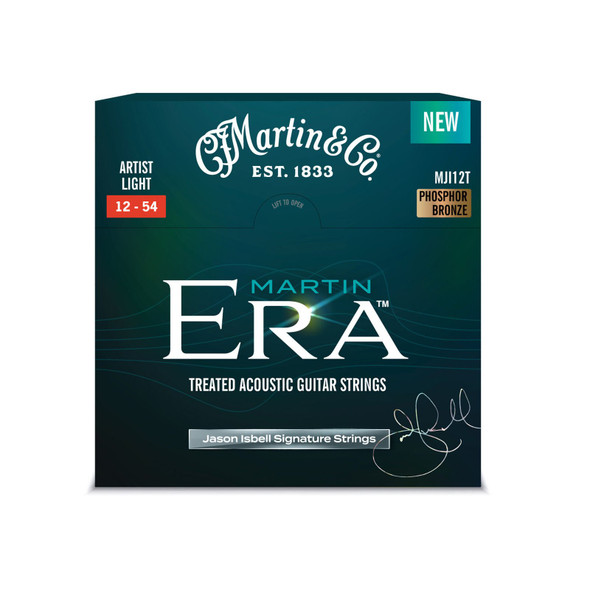 Martin Era Treated Acoustic Guitar Strings .012–.054 Artist Light (Jason Isbell Signature)