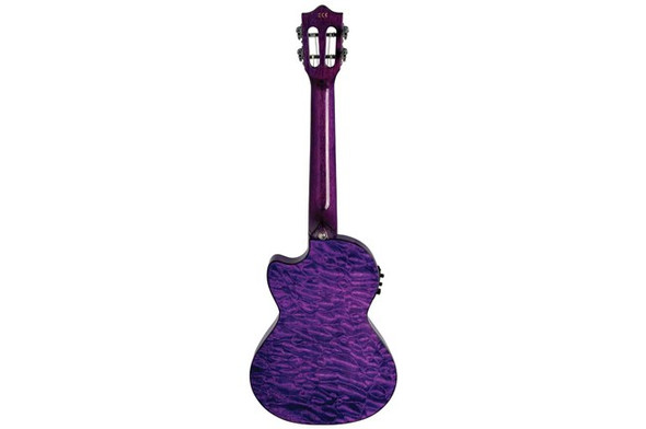 Lanikai Quilted Maple Concert Ukulele - Purple