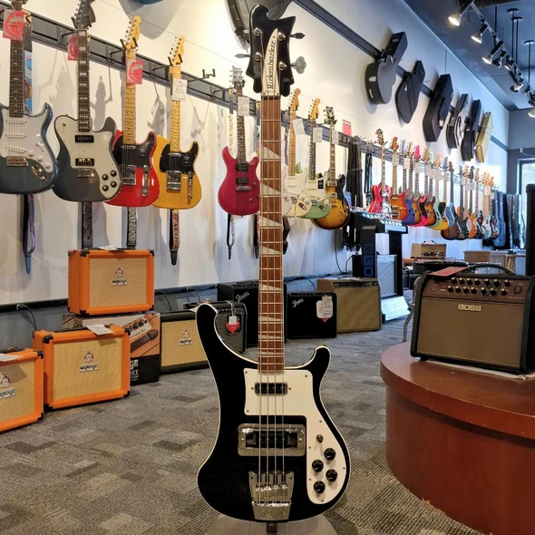 2022 Rickenbacker 4003 Electric Bass Guitar - Jetglo Black (9 lb 8 oz)
