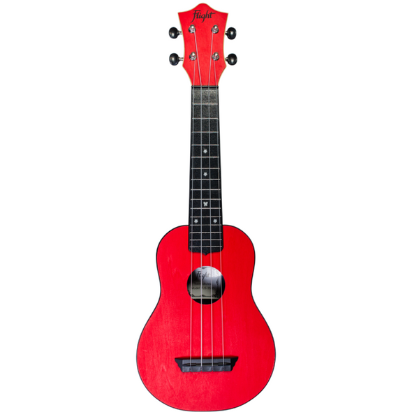 Flight Travel Soprano Ukulele - Red