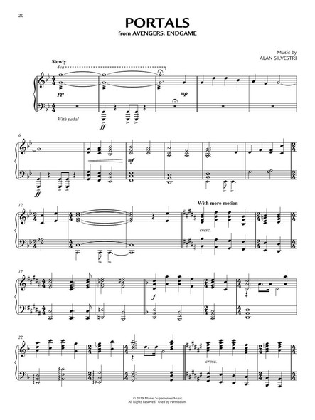 Marvel Studios - Piano Solo Collection