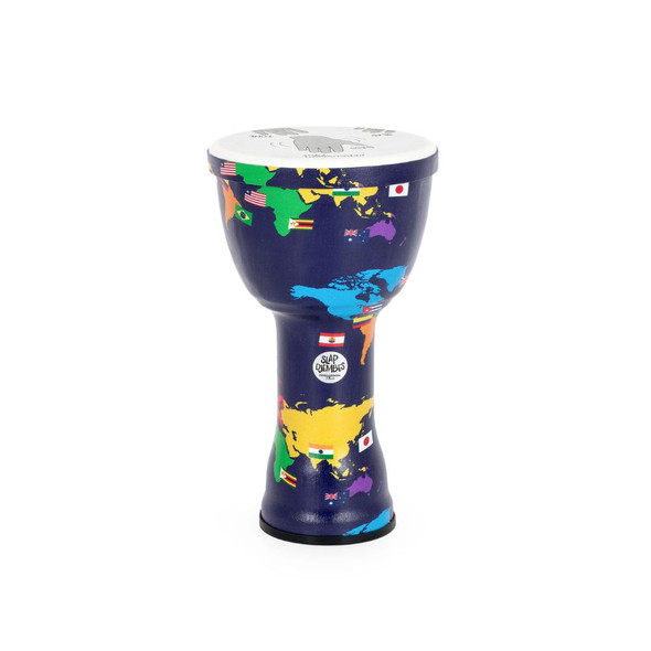 Panyard SLAP Percussion 8" Pre-Tuned Djembe - World Graphics