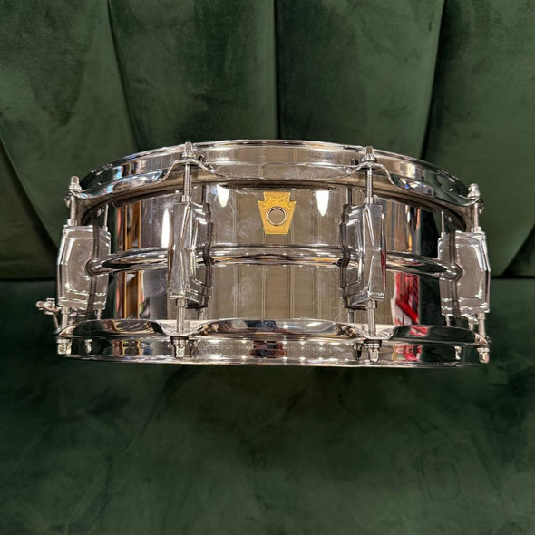 Used Ludwig LM400 Supraphonic 5x14" 10-Lug Aluminum Snare Drum