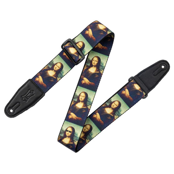 Levy's 2 inch Masterpiece Series Guitar Strap - Mona Lisa