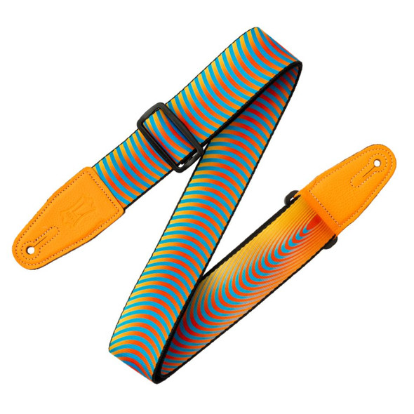 Levy's 2 inch Optical Illusion Series Guitar Strap - Sonic Boom