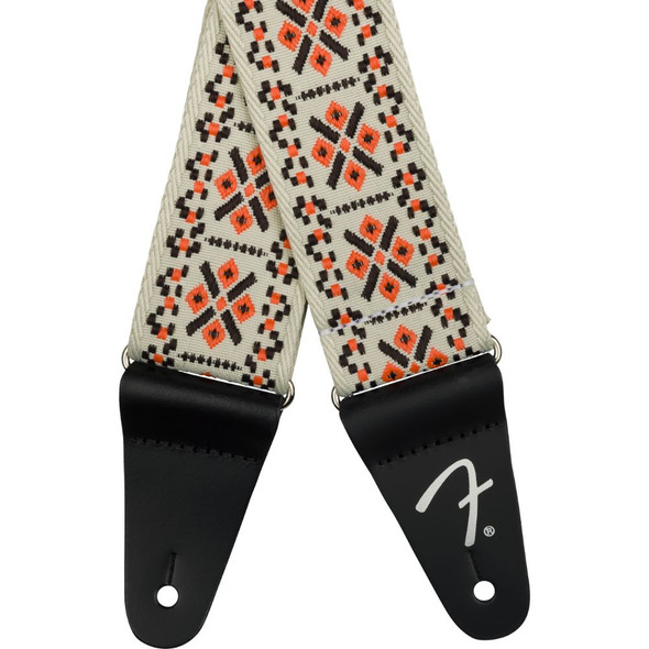 Fender Pasadena Woven Strap - Lattice Orange