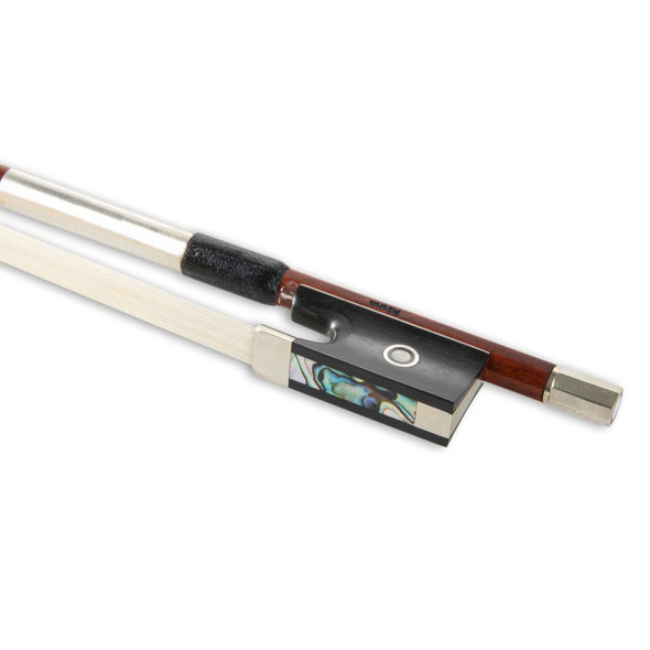 GEWA P. Baron Pernambuco 4/4 Round Violin Bow - Nickel
