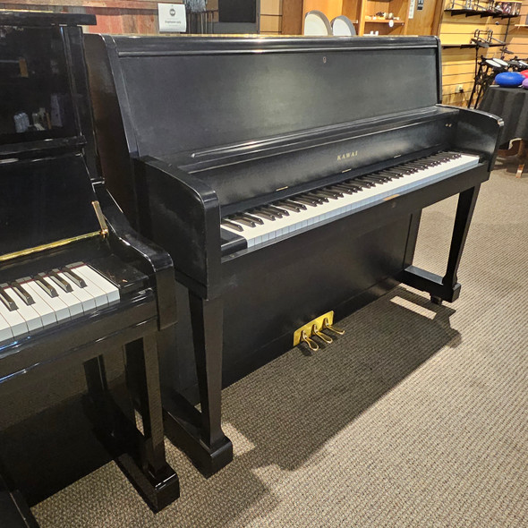 Pre-Owned Kawai UST-7 Studio Upright Piano - Satin Ebony