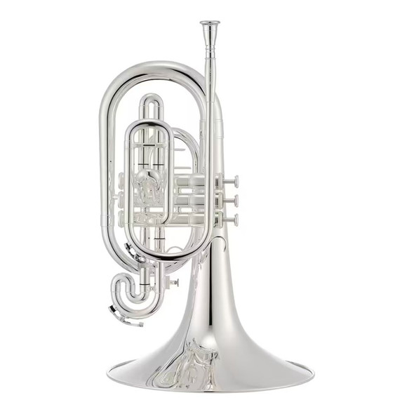 Jupiter Quantum MK II JMP1101MS Marching Mellophone – Silver-Plated