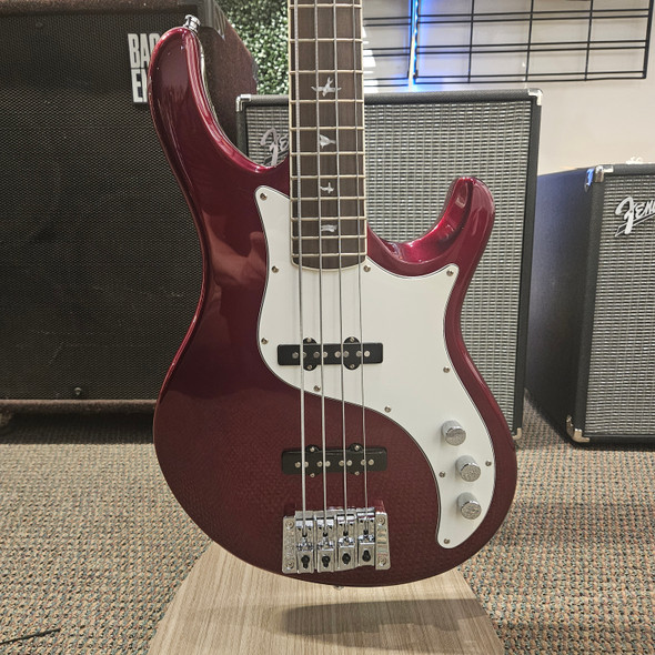 Used PRS Kestrel 4 String Bass Guitar - Red Metallic