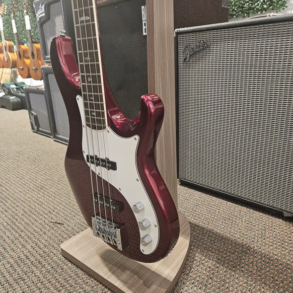 Used PRS Kestrel 4 String Bass Guitar - Red Metallic