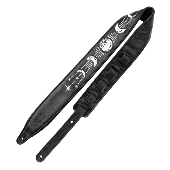 Levy's 2 inch Night Life Series Guitar Strap - Moons and Stars
