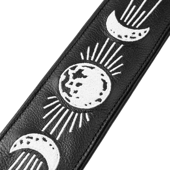 Levy's 2 inch Night Life Series Guitar Strap - Moons and Stars