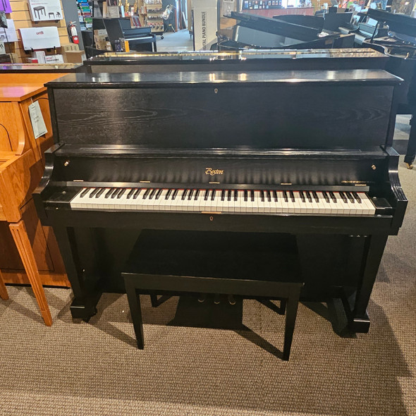 Pre-Owned Boston UP-118 Studio Upright Piano - Black Oak Satin
