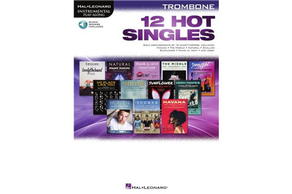 12 Hot Singles for Trombone cover