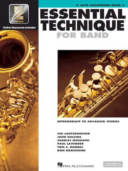 Essential Technique for Band with EEi - Intermediate to Advanced Studies - Eb Alto Saxophone