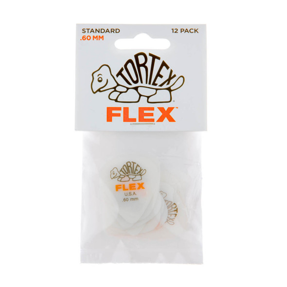 Dunlop Tortex Flex Standard .60mm Pick Pack (12 pack) (pack view)
