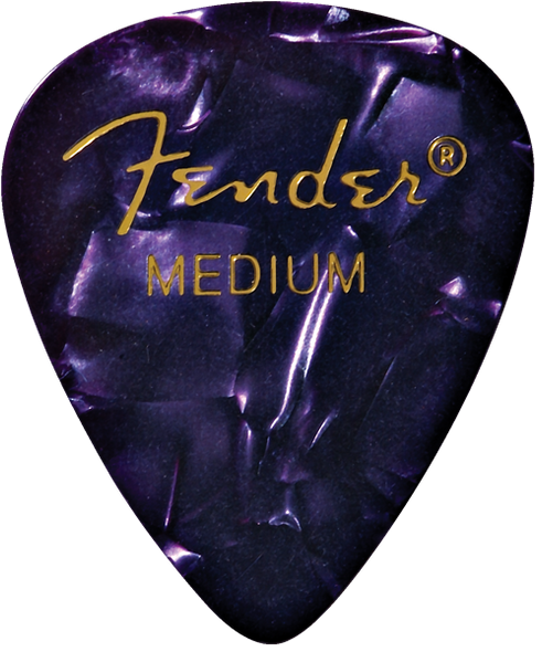 Fender 351 Medium Purple Moto Guitar Picks - 12 Pack