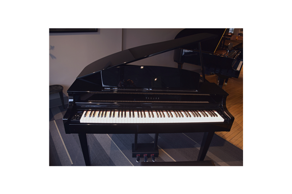 Used Yamaha CLP-665GP Clavinova Digital Grand Piano - Polished Ebony