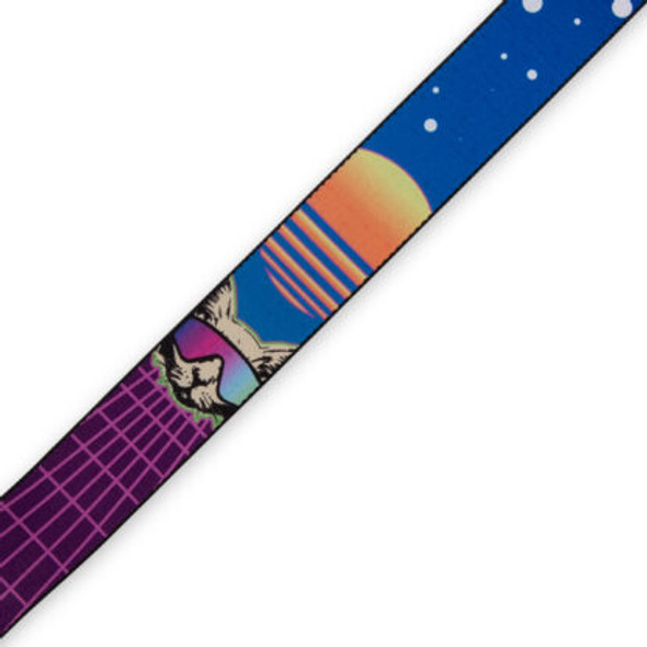 Levy's MPD2-119 2 inch Polyester Guitar Strap - Cyber Cat