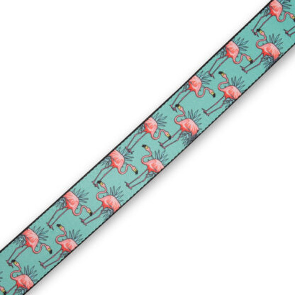 Levy's MPD2-121 2 inch Polyester Guitar Strap - Flamingos