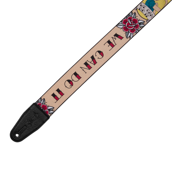 Levy's MPD2 2 inch Polyester Guitar Strap - Rosie the Riveter