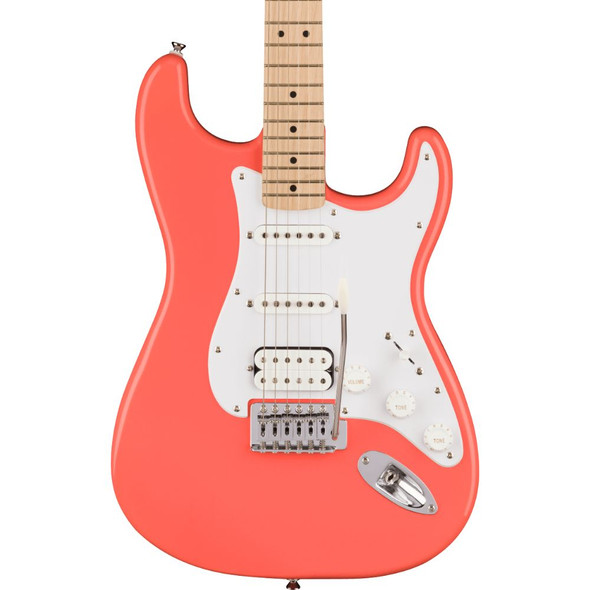 Squier Sonic Stratocaster HSS Electric Guitar - Tahitian Coral