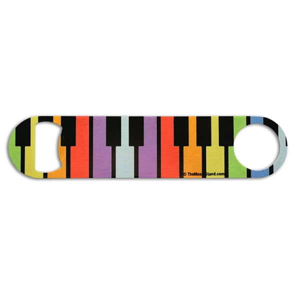 colorful piano key bottle opener