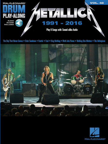 Metallica: 1991-2016 - Drum Play-Along Volume 48