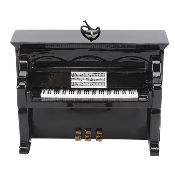 Broadway Gifts- Black Upright Piano Ornament