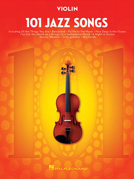 101 Jazz Songs for Violin
Instrumental Folio Softcover