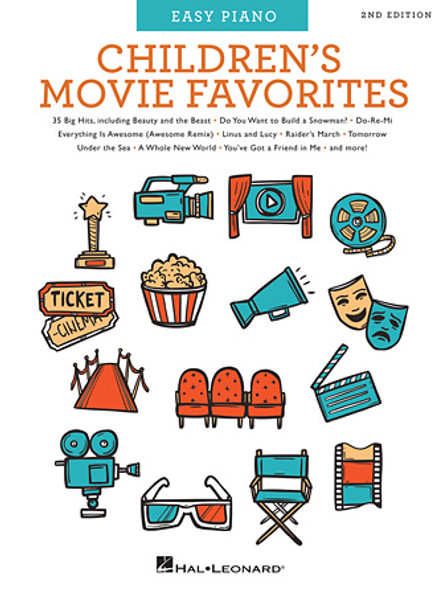 Children's Movie Favorites – 2nd Edition
Easy Piano
Easy Piano Folios Softcover