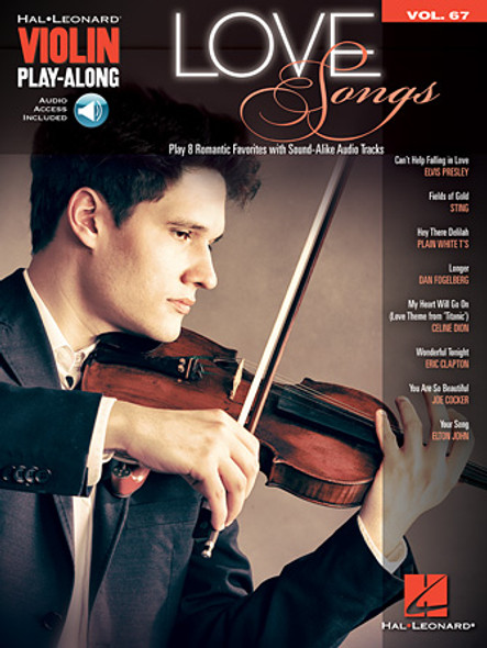 Love Songs
Violin Play-Along Volume 67
Violin Play-Along Softcover Audio Online