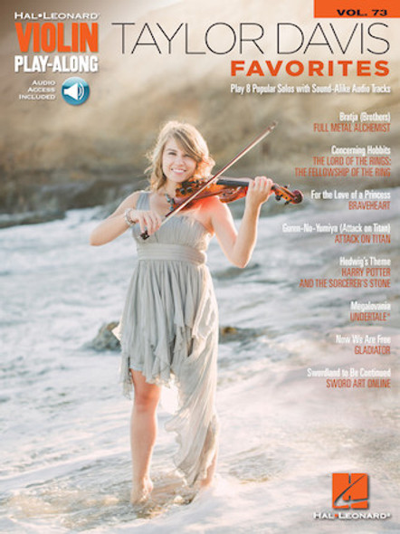 Taylor Davis – Favorites
Violin Play-Along Volume 73
Violin Play-Along Softcover Audio Online