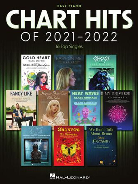 Chart Hits of 2021-2022
Easy Piano Songbook Softcover