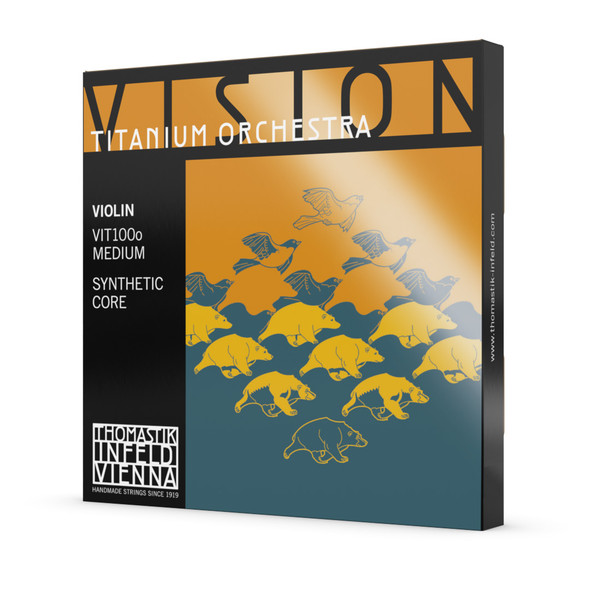 Thomastik Vision Titanium Orchestra  4/4 Violin String Set - VIT100O