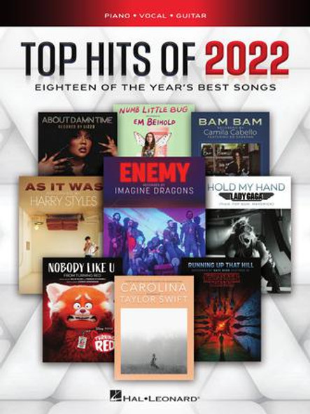 Top Hits of 2022
Piano/Vocal/Guitar Songbook Softcover