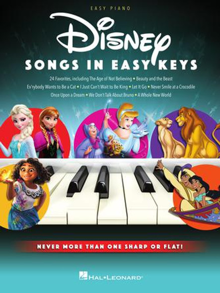 Disney Songs in Easy Keys
Easy Piano Songbook Softcover