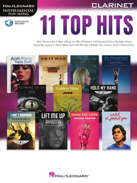 11 Top Hits for Clarinet
Instrumental Play-Along
Instrumental Play-Along Softcover Audio Online