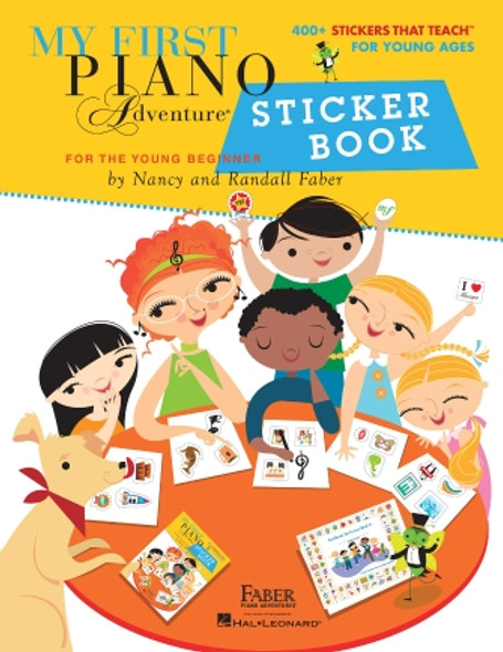 My First Piano Adventure Sticker Book
Faber Piano Adventures® Softcover