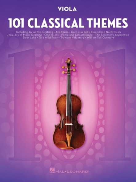 101 Classical Themes for Viola
Instrumental Folio Softcover