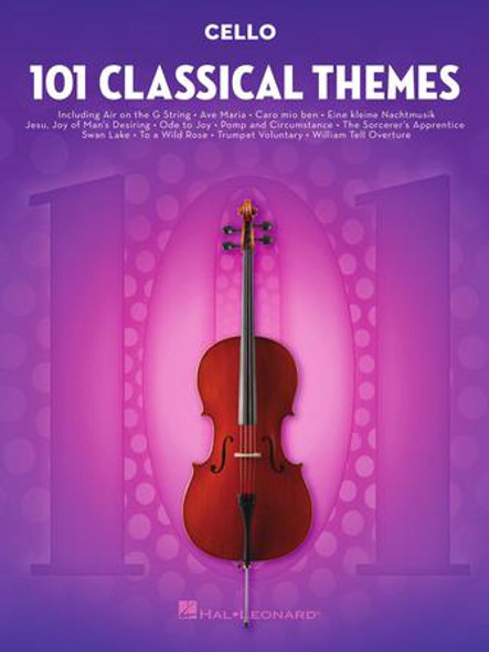 101 Classical Themes for Cello
Instrumental Folio Softcover