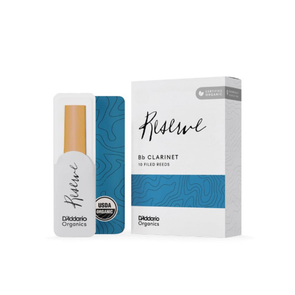D'Addario Organic Reserve Eb Clarinet Reeds Strength 3.5 - Box of 10A D'Addario Organic Reserve Eb Clarinet Reeds Strength 3.5 - Box of 10A