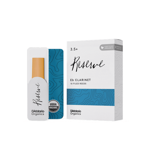 D'Addario Organic Reserve Eb Clarinet Reeds - 3.5+ (10 pack)
