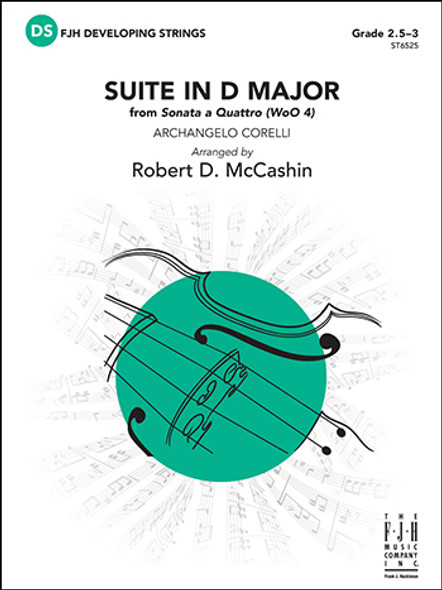 Corelli: Suite in D Major from Sonata a Quattro - String Orchestra (Score & Parts)