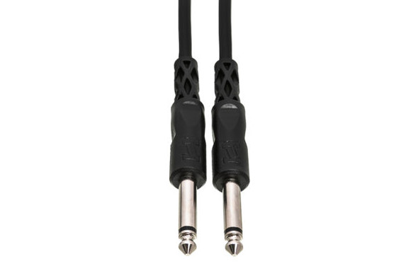 Hosa CPP-105 Unbalanced Interconnect Cable - 1/4" TS / Same - 5 foot