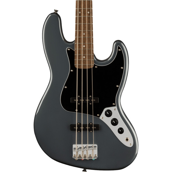 Squier Affinity Jazz Bass Guitar - Charcoal Frost Metallic