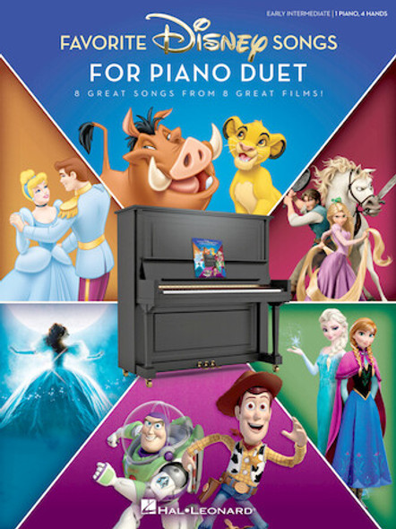 Favorite Disney Songs for Piano Duet
1 Piano, 4 Hands / Early Intermediate